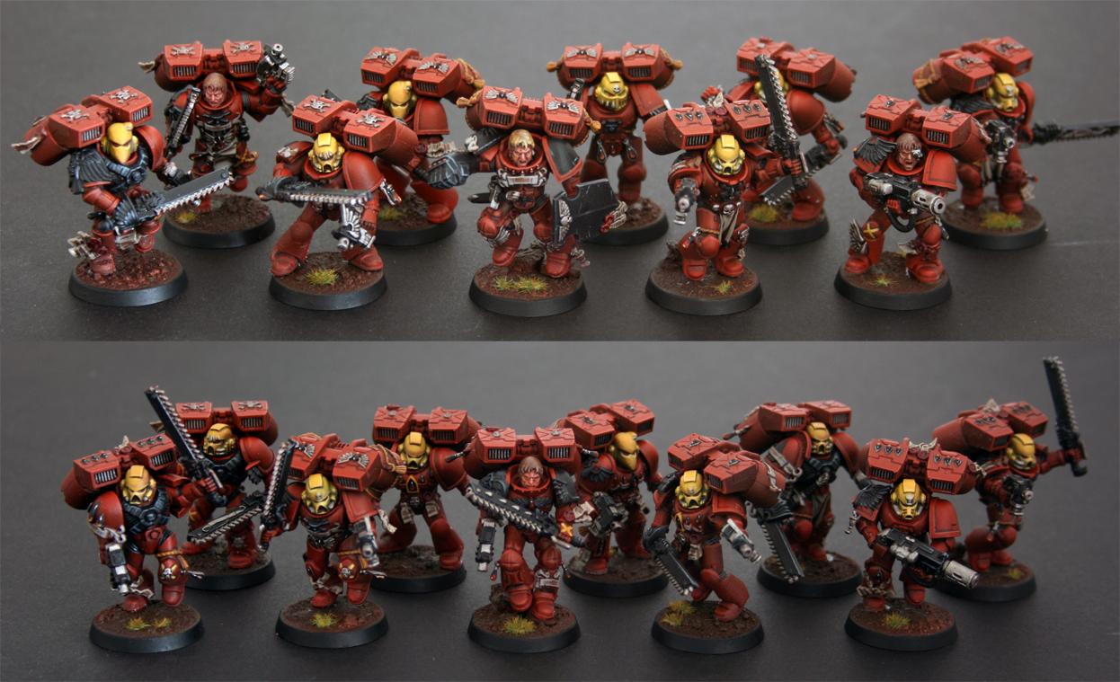 Warhammer 40k Space Marines Blood Angels Death Company (démontés, Non Peints)